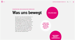 Desktop Screenshot of cr-bericht.telekom.com