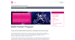 Desktop Screenshot of partner.m2m.telekom.com
