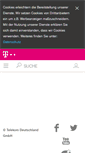 Mobile Screenshot of kundencenter.telekom.de