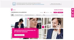 Desktop Screenshot of konferenzen.telekom.de