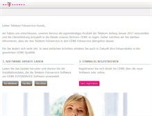 Tablet Screenshot of fotoservice.telekom.de